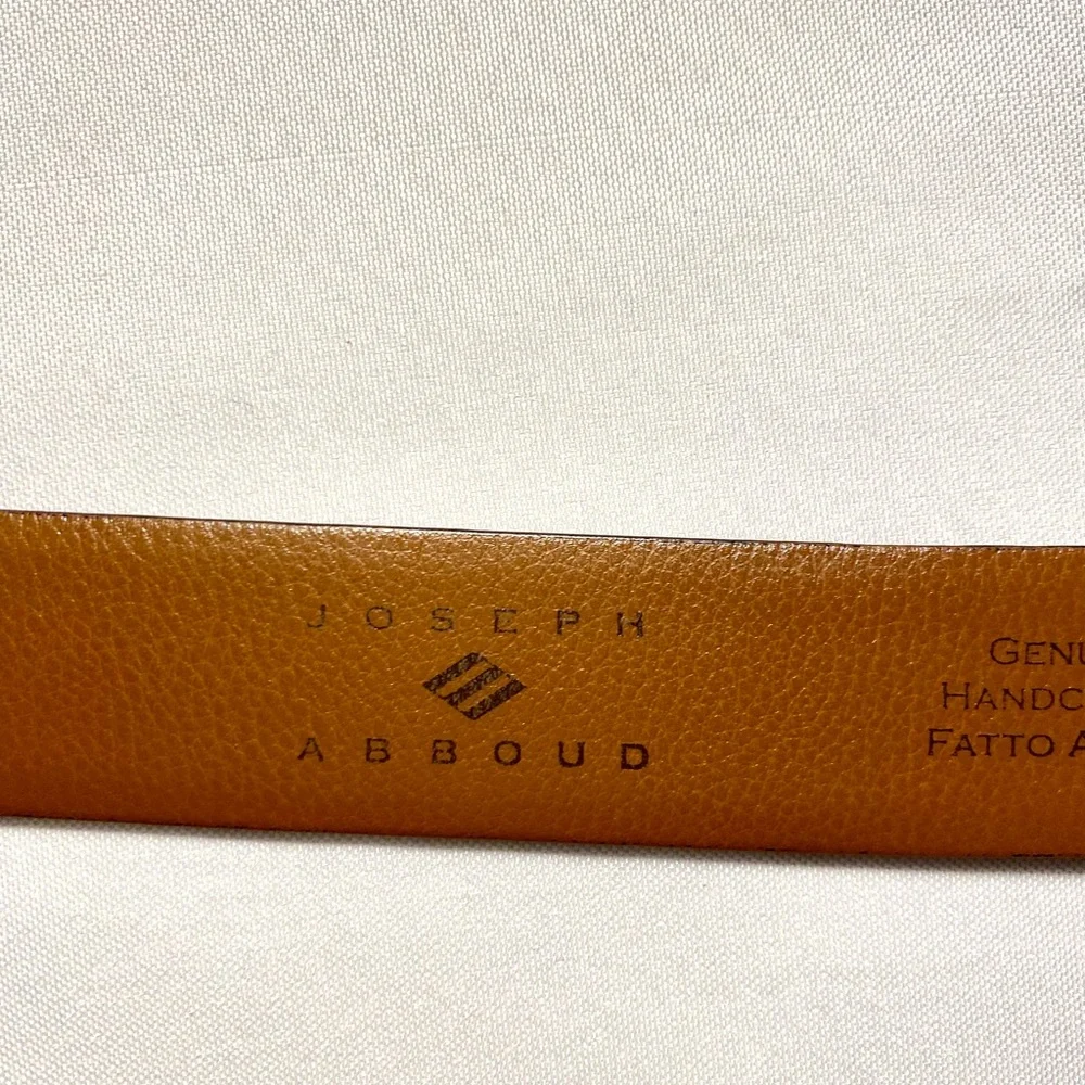 Leather Belt Joseph Abboud Italy